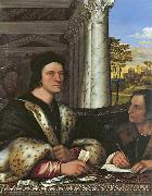 Sebastiano del Piombo Cardinal Carondelet and his Secretary (mk08) oil painting